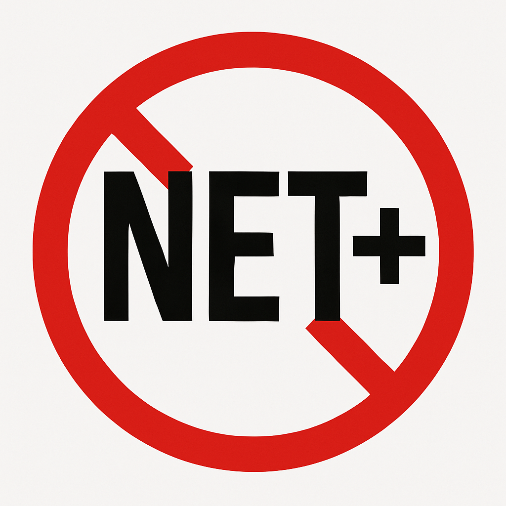 Tyler Will Never Have a Net+